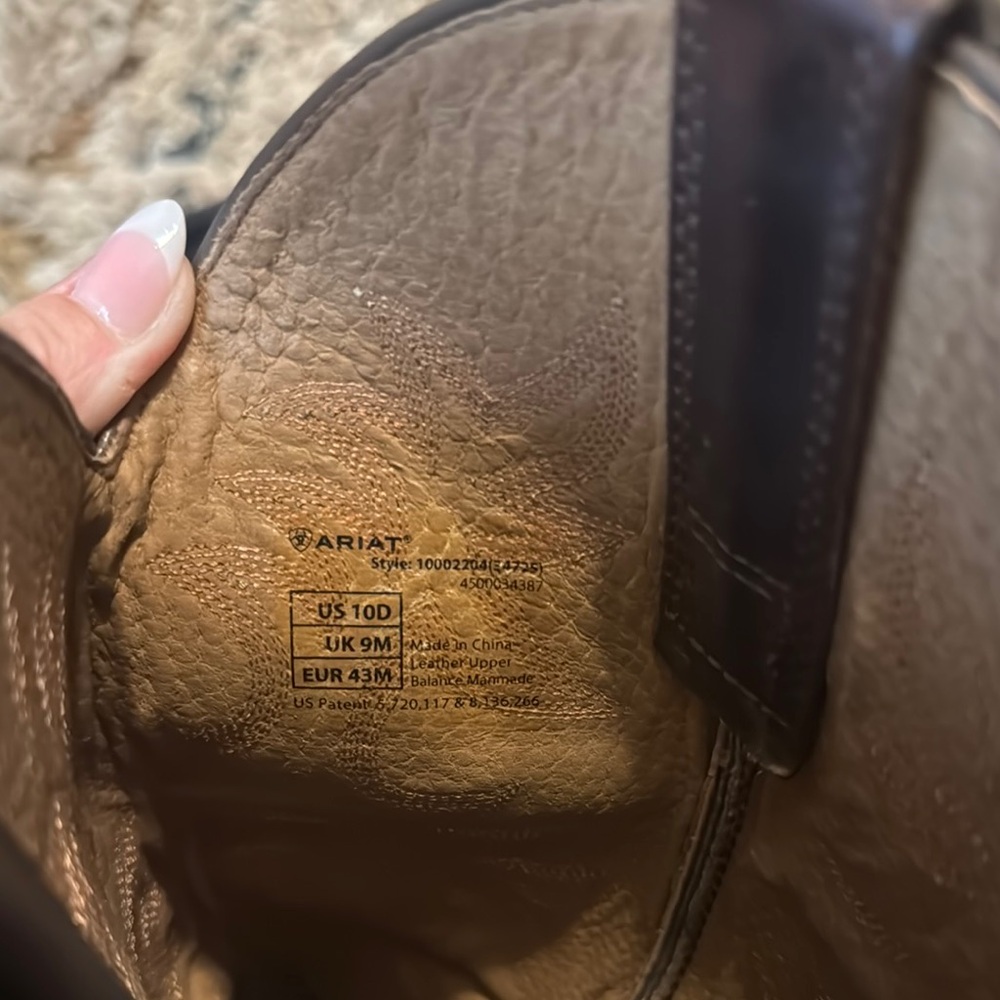 Ariat Men's Brown Leather Boots - Picture 5 of 5